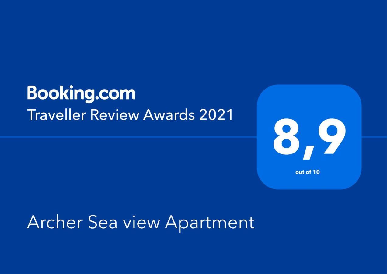 Archer - Sea View Apartment Aten Exteriör bild